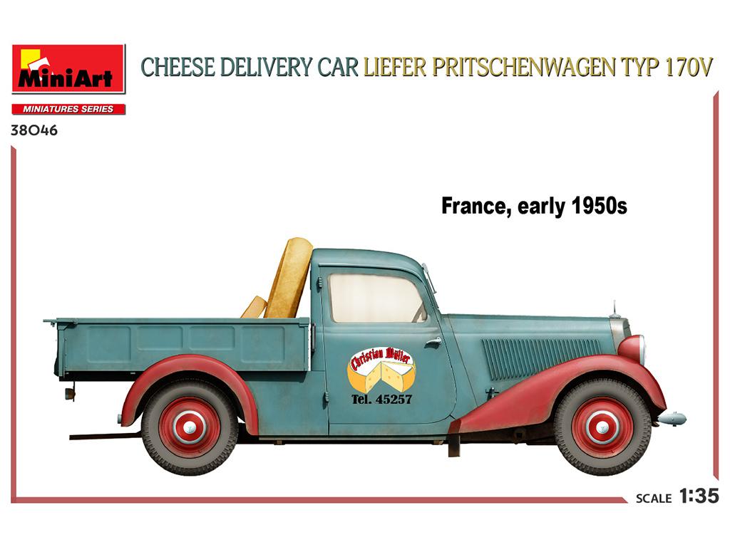 Cheese Delivery Car Liefer Pritschenwagen 170v  (Vista 5)