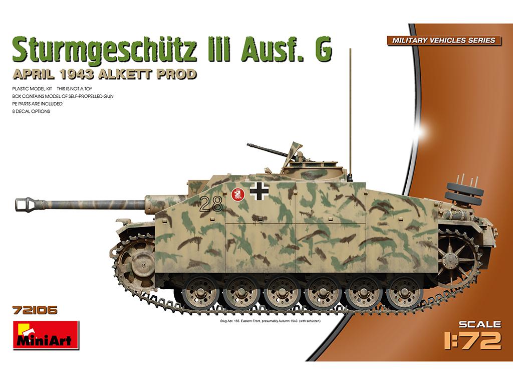 Sturmgeschutz III Ausf. G, Abril 1943 Alkett Prod (Vista 1)