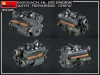 Motor Maybach HL 120 para la familia Panzer III/IV con equipo de reparación (Vista 16)