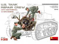 U.S. Tank Repair Crew w/Continental W-670 Engine (Vista 6)