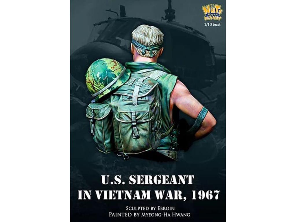 Sargento Estadounidense en la guerra de Vietnam, 1967 (Vista 11)