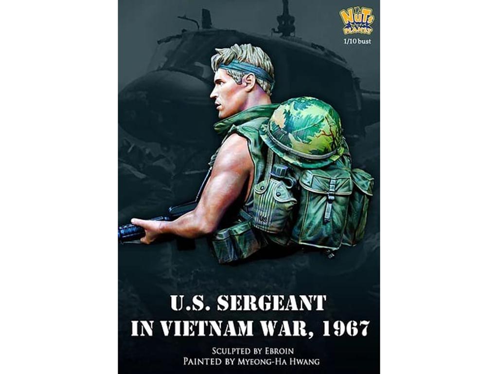 Sargento Estadounidense en la guerra de Vietnam, 1967 (Vista 12)