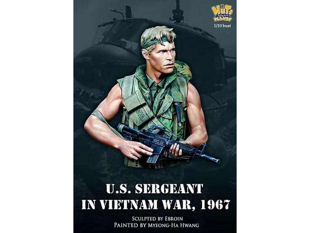 Sargento Estadounidense en la guerra de Vietnam, 1967 (Vista 13)