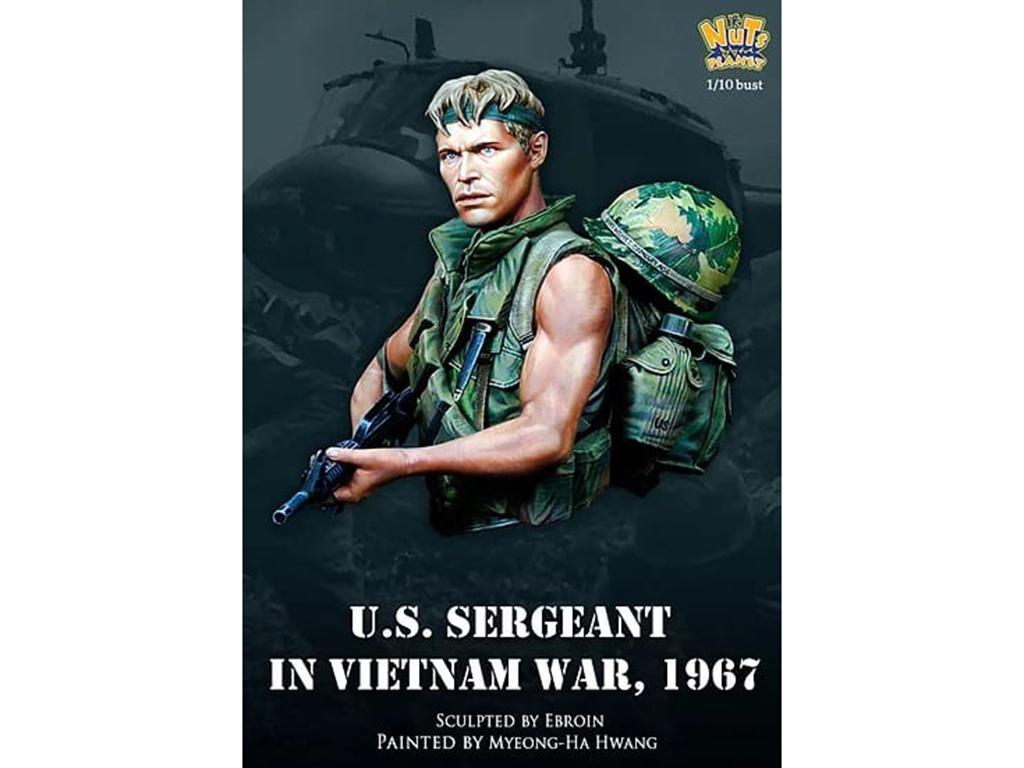 Sargento Estadounidense en la guerra de Vietnam, 1967 (Vista 8)