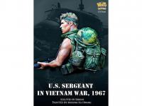 Sargento Estadounidense en la guerra de Vietnam, 1967 (Vista 25)