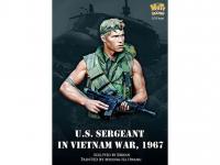 Sargento Estadounidense en la guerra de Vietnam, 1967 (Vista 26)