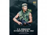 Sargento Estadounidense en la guerra de Vietnam, 1967 (Vista 17)
