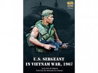 Sargento Estadounidense en la guerra de Vietnam, 1967 (Vista 18)