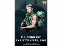 Sargento Estadounidense en la guerra de Vietnam, 1967 (Vista 21)