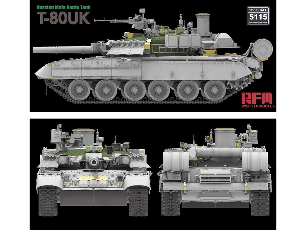 T-80UK Russian Main Battle Tank (Vista 3)
