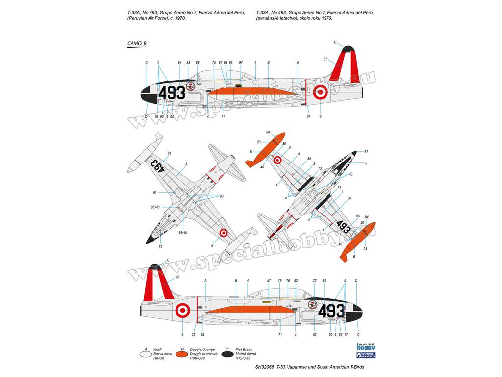 T-33 Japanese and South American T-Birds (Vista 6)