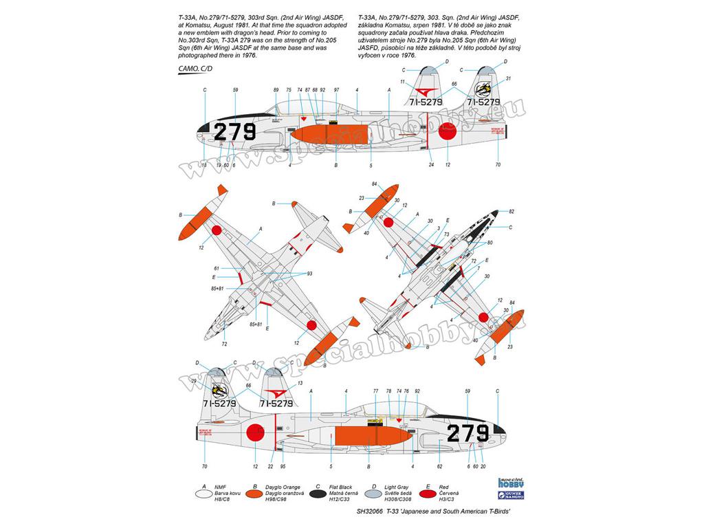 T-33 Japanese and South American T-Birds (Vista 7)