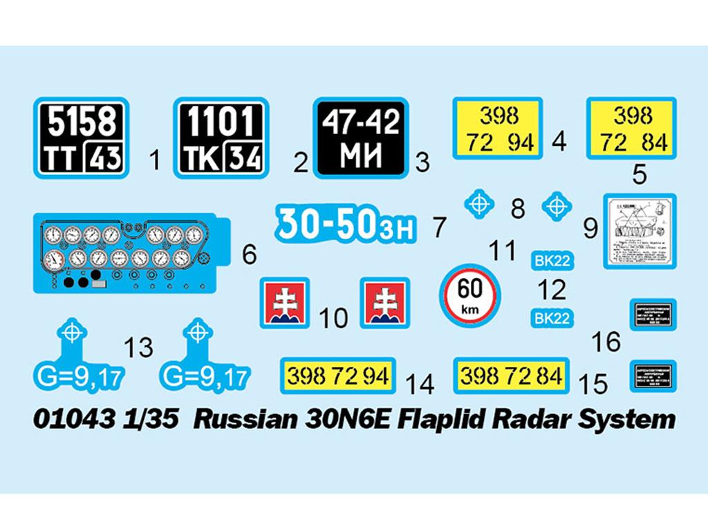 Russian 30N6E Flaplid Radar System  (Vista 3)