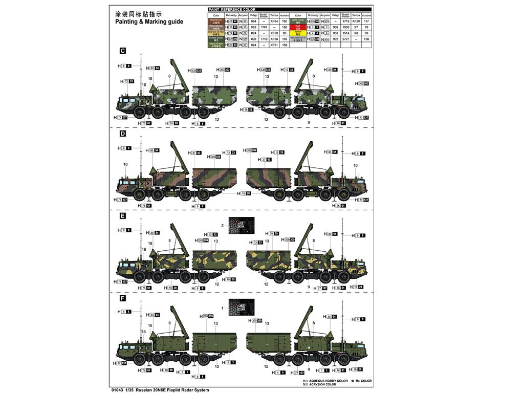 Russian 30N6E Flaplid Radar System  (Vista 5)