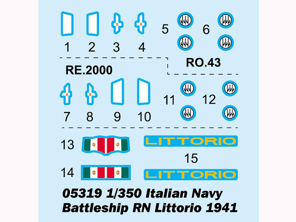 Italian Navy Battleship RN Littorio 1941 (Vista 3)