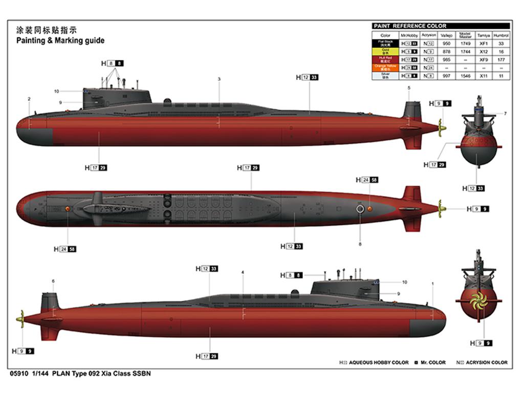 PLAN Type 092 Xia Class SSBN (Vista 3)