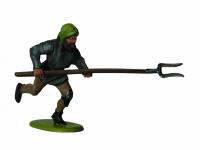 Campesino Medieval con Armas (Vista 17)